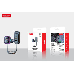 Transmetteur 15W FM/MP3 Bluetooth Fasr T2 de voiture - 1.5M — Accessoire · Smarty Paris 18e